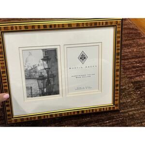 Martin Aborn Handcrafted Italian Wood Collage Frame 8X10 New